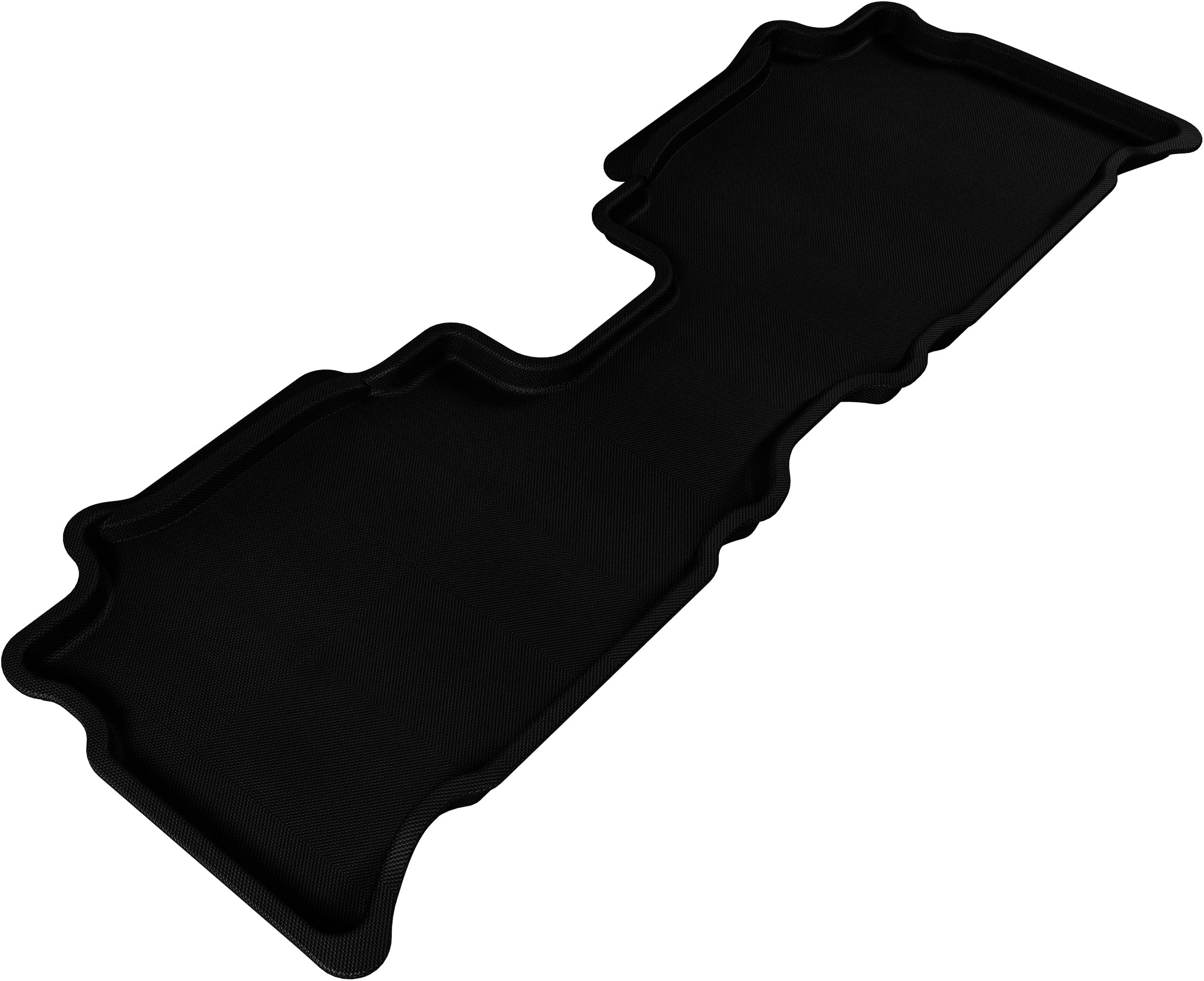 Kagu 3D MAXpider Custom Fit Floor Mat (Black) Compatible with Lexus RX330/350 2004-2009 (Fit 1st Row w/Sliding Center Console Only) - Second Row
