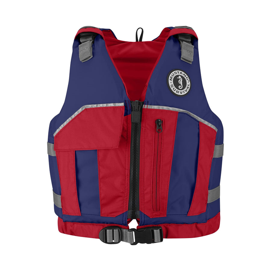 Youth Mustang Survival Reflex Foam PFD (Red/Navy)