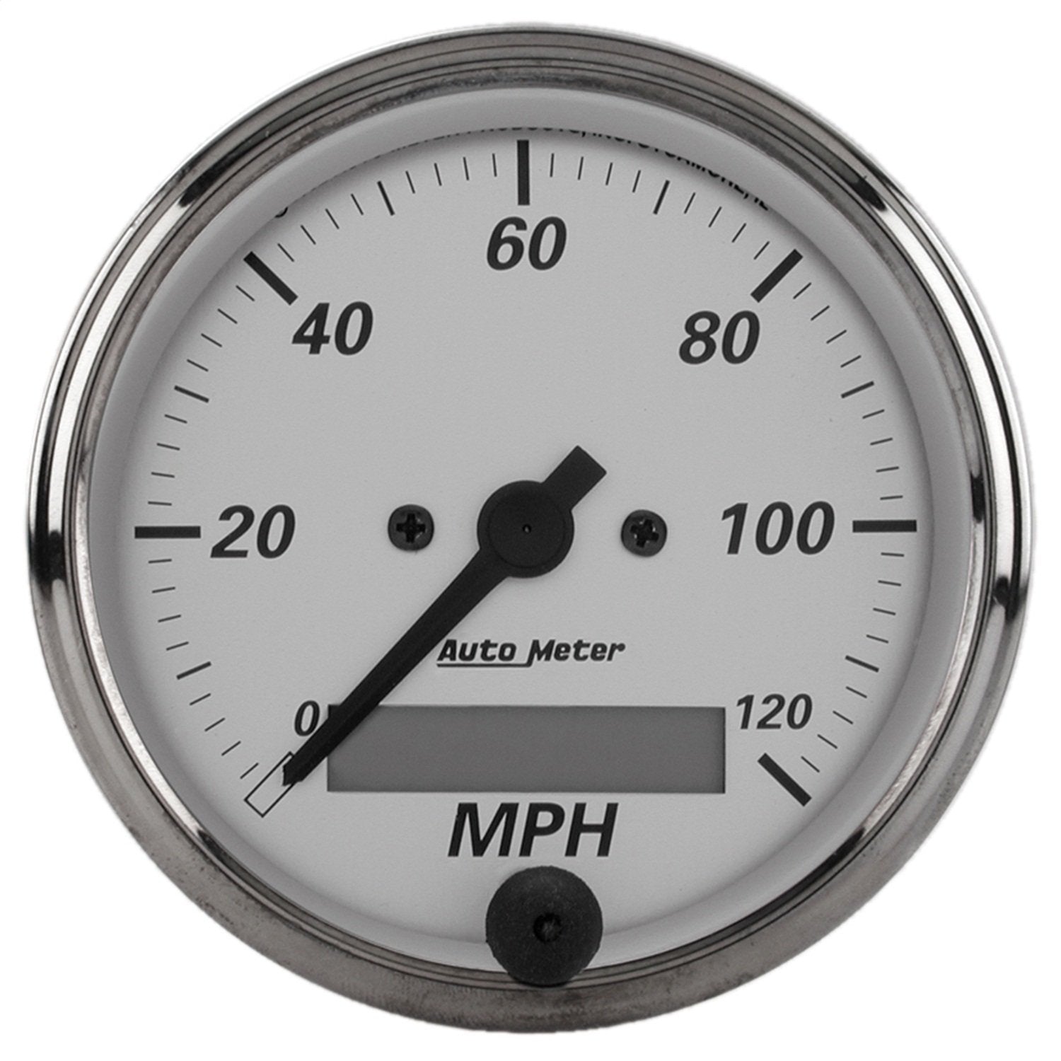 AUTO METER Electric Programmable 1988 American Platinum Speedometer,3.125 in.
