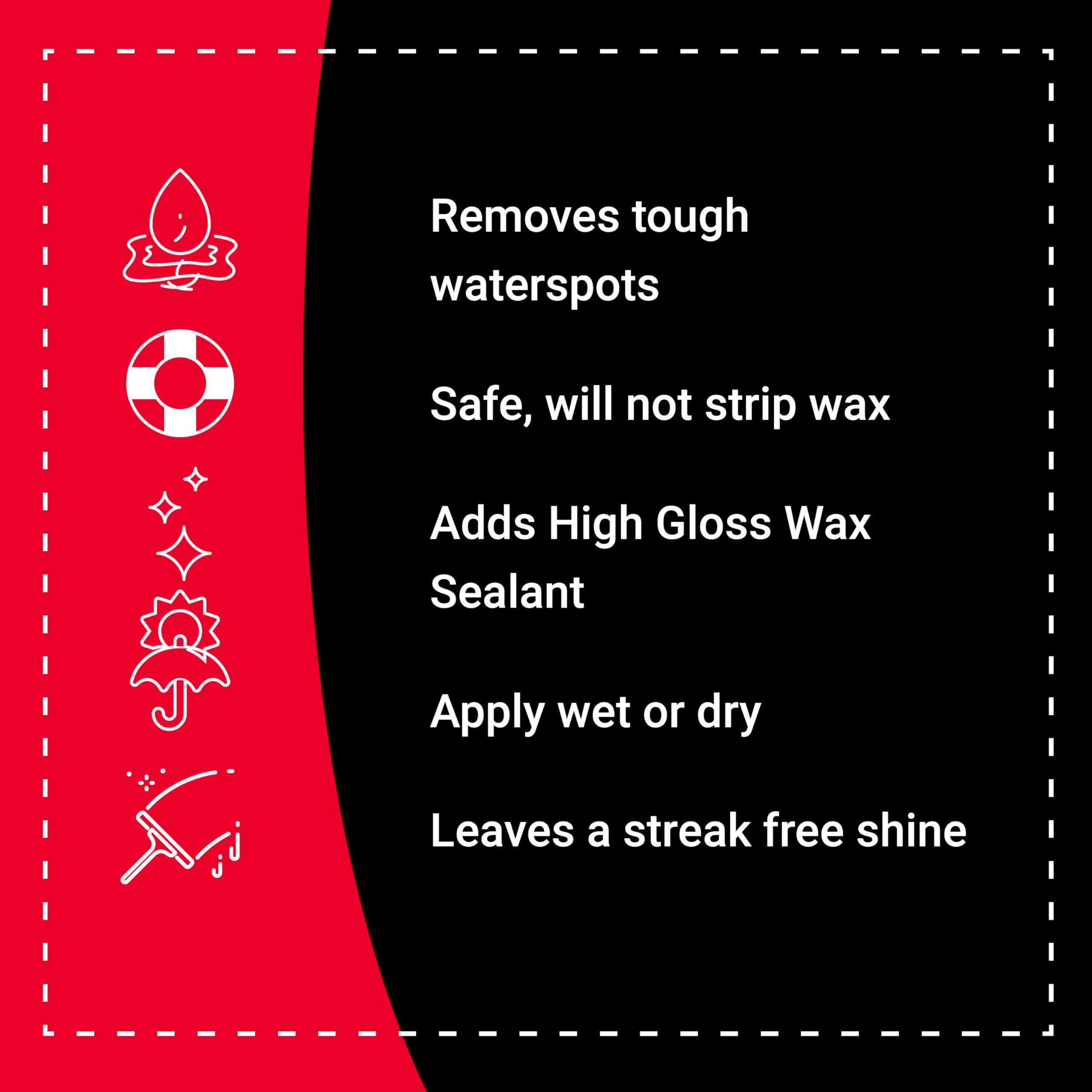 Boat Bling Hot Sauce HS-0128 Hard Water Spot Remover, Gallon Refill, for Boats, RVs, Powersport Vehicles and More, Black, 1 Gallon