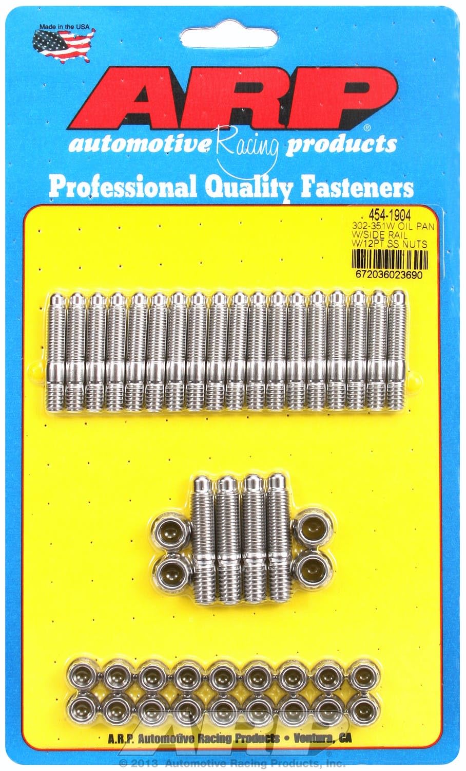 Oil Pan Stud Kit ARP (454-1904) with Side Rail