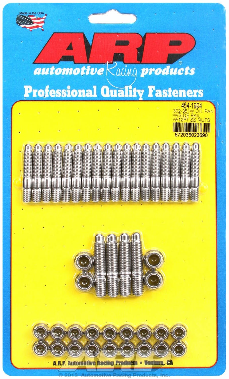 Oil Pan Stud Kit ARP (454-1904) with Side Rail