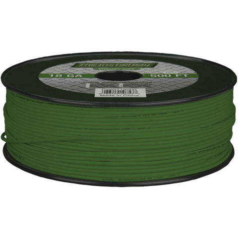 Install Bay 18 Gauge Primary Wire - Green (500 Feet)