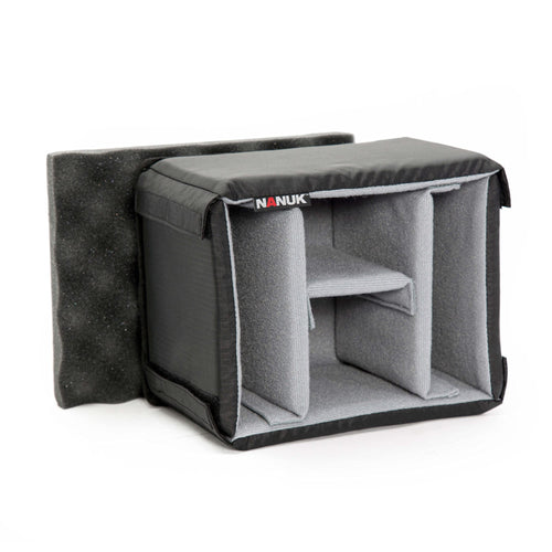 Padded Divider with Egg Shell Foam Insert for Nanuk 908 Hard Camera Case, Black (908-DIVI)
