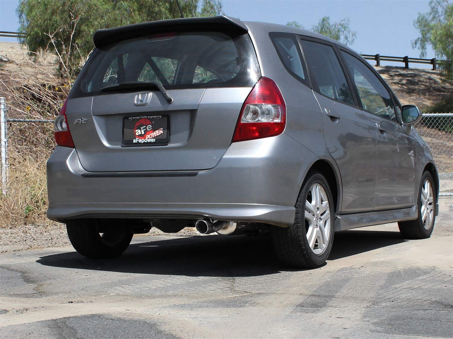 304 Stainless Steel aFe Axle-Back Exhaust System with Polished Tip for Honda Fit L4-1.5L Engine