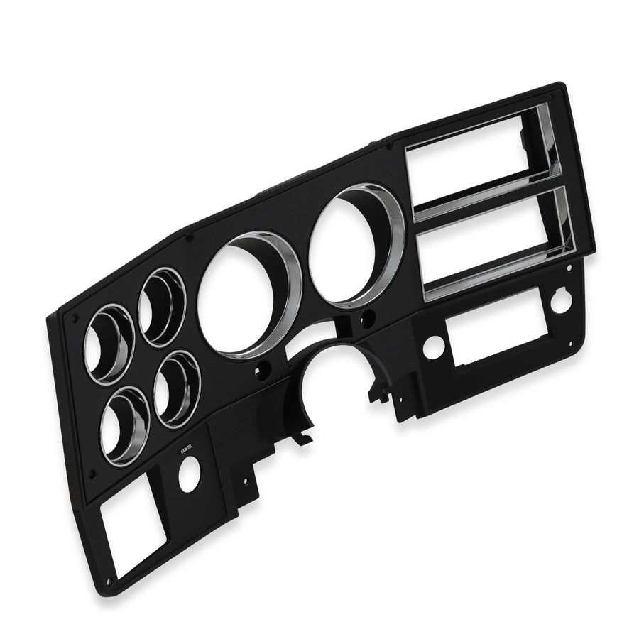 INST886 Brothers Trucks Instrument Bezel - With A/C - Black/Chrome