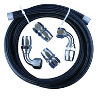12AN Vacuum Pump Line Kit Fragola 900649-CH Chrome