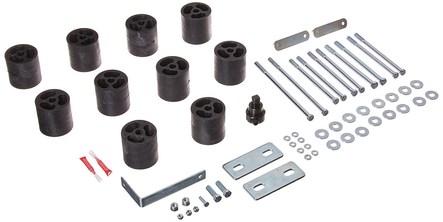 Ford Bronco Performance Accessories Gas 2WD and 4WD 3" Body Lift Kit, fits 1992 to 1996, PA843, Made in America
