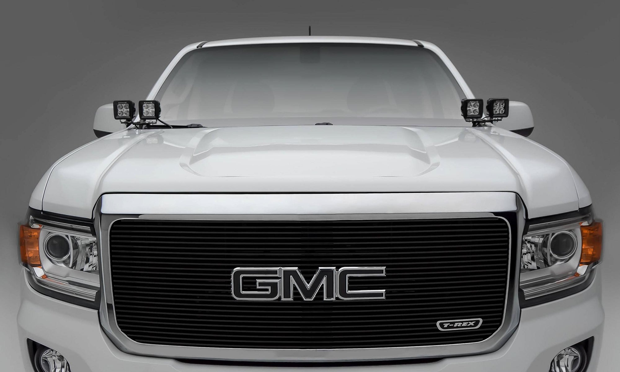 2015-2020 GMC Canyon Billet Grille, T-Rex Grilles, Black, 1 Pc, Insert - PN #20371B