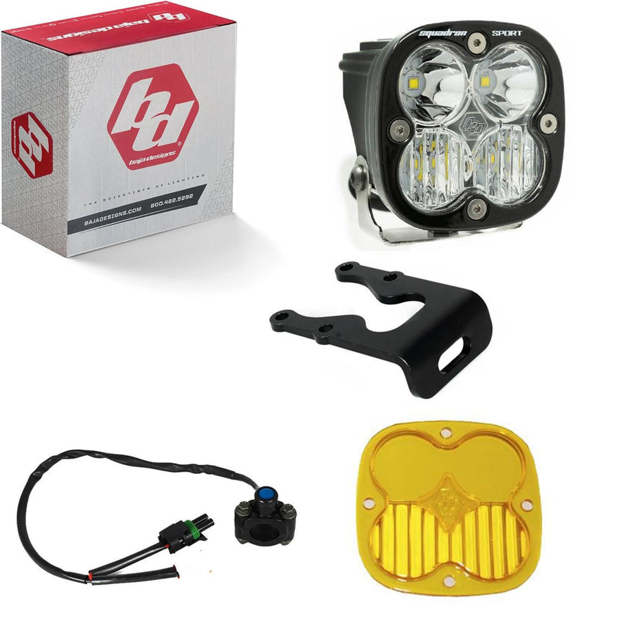 Squadron Sport Baja Designs Headlight Kit for Sur-Ron Light Bee X and Talaria MX3/MX4 (Driving Combo; Clear)