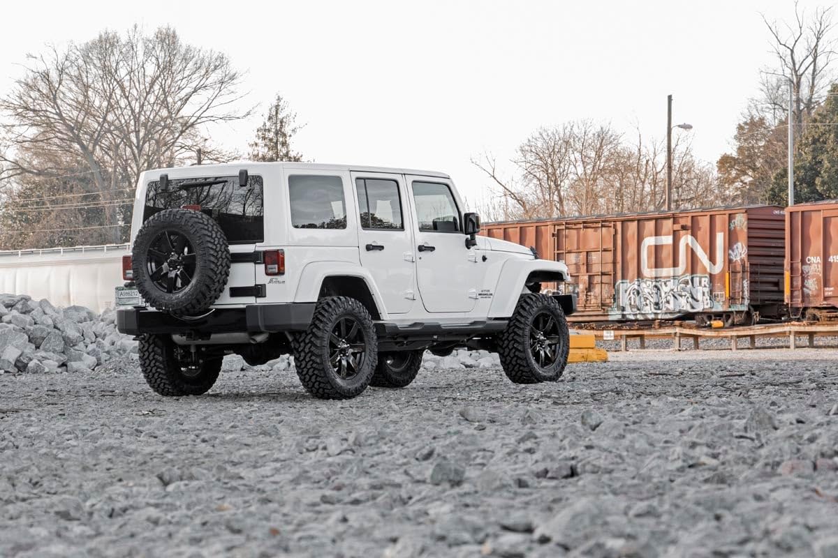 Rough Country 2.5" Lift Kit V2 for 2007-2018 Jeep Wrangler JK Unlimited - 67970