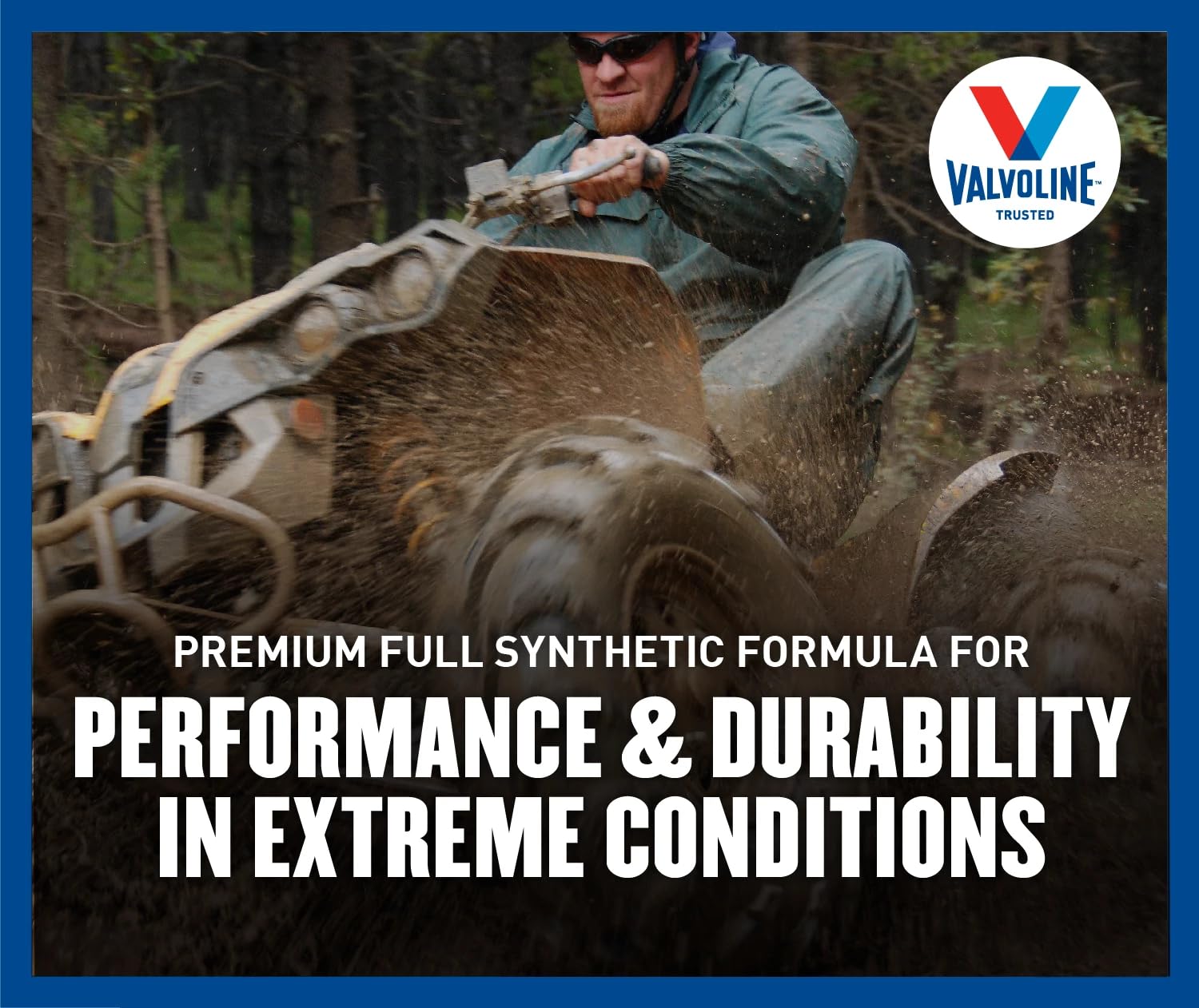 4-Stroke Valvoline Powersport Full Synthetic Motor Oil 1 Quart (Pack of 6)