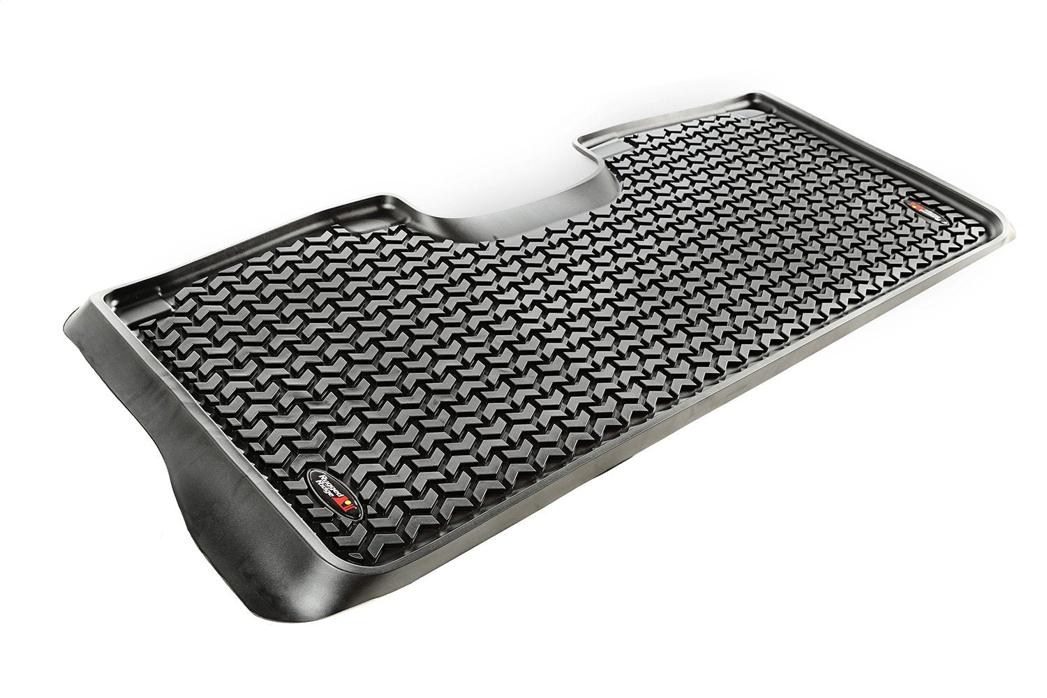 Rear Floor Liners Rugged Ridge for Ford F-150 | All-Terrain, Black | 82952.15 | Fits 2015-2020 Ford F-150/Raptor SuperCrew Cab