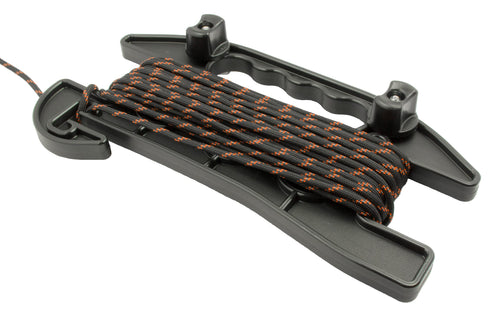 Sidewinder YakAttack Anchor Line Reel with 75' 550 Paracord | Includes Track Mount Hardware | Kayak Anchor Management System | Made in USA