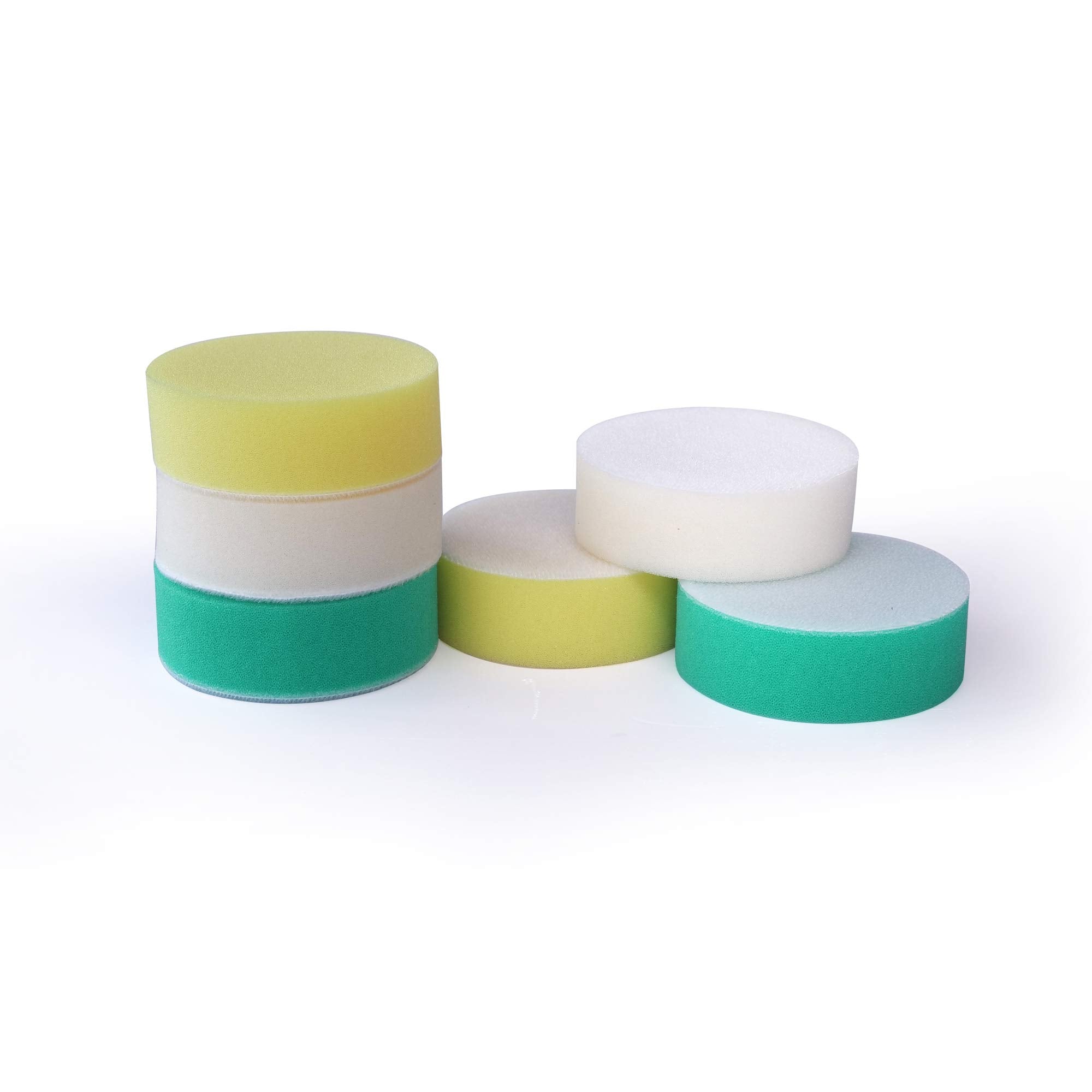 3” Maxshine Hook and Loop Foam Polishing Pads Kit – Specially Designed for Polishing Small Areas, Comes with 6 Pieces of Pads for Cutting, Polishing, Finishing (2 Piece Each)