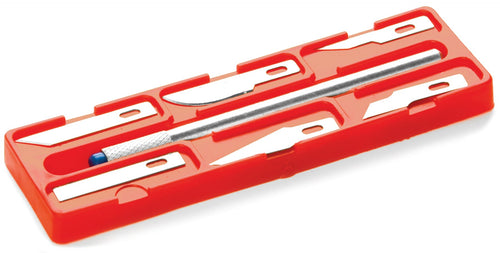 W748 Performance Tool - 6-Piece Precision Hobby Knife Set with Assorted Blades, Ideal for Sculptures, Carvings and Models