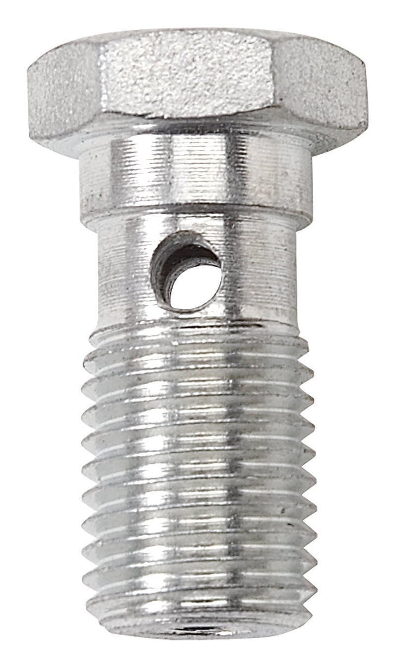 Banjo Bolt Edelbrock 640650 3/8-24 Clear Zinc Plated