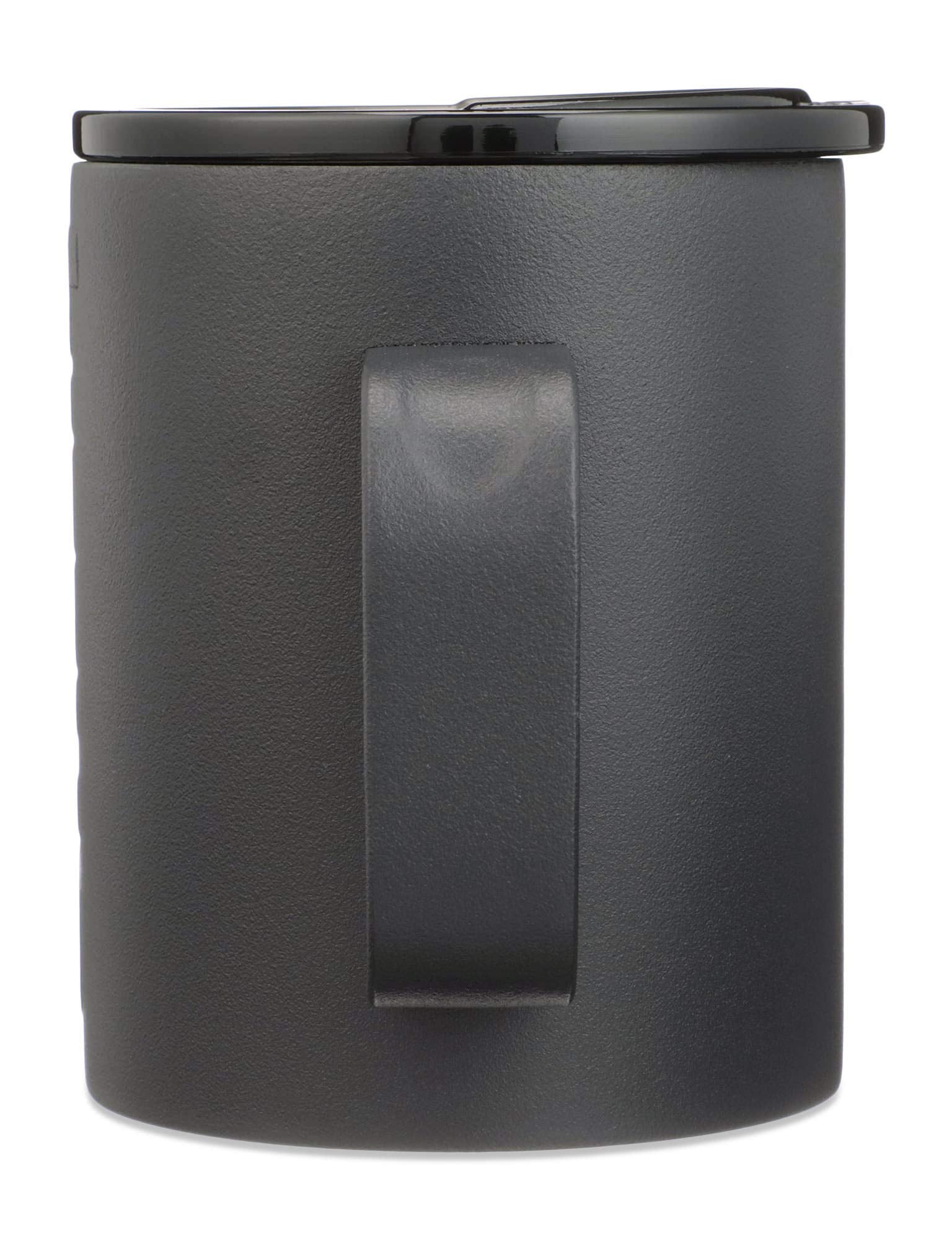 Camp Cup Grizzly Grip 11 oz | Stainless Steel |Vacuum Insulated with TwistTop Lid | Mug For Beach Camping Coffee Hiking Fishing Hunting Tea | Charcoal