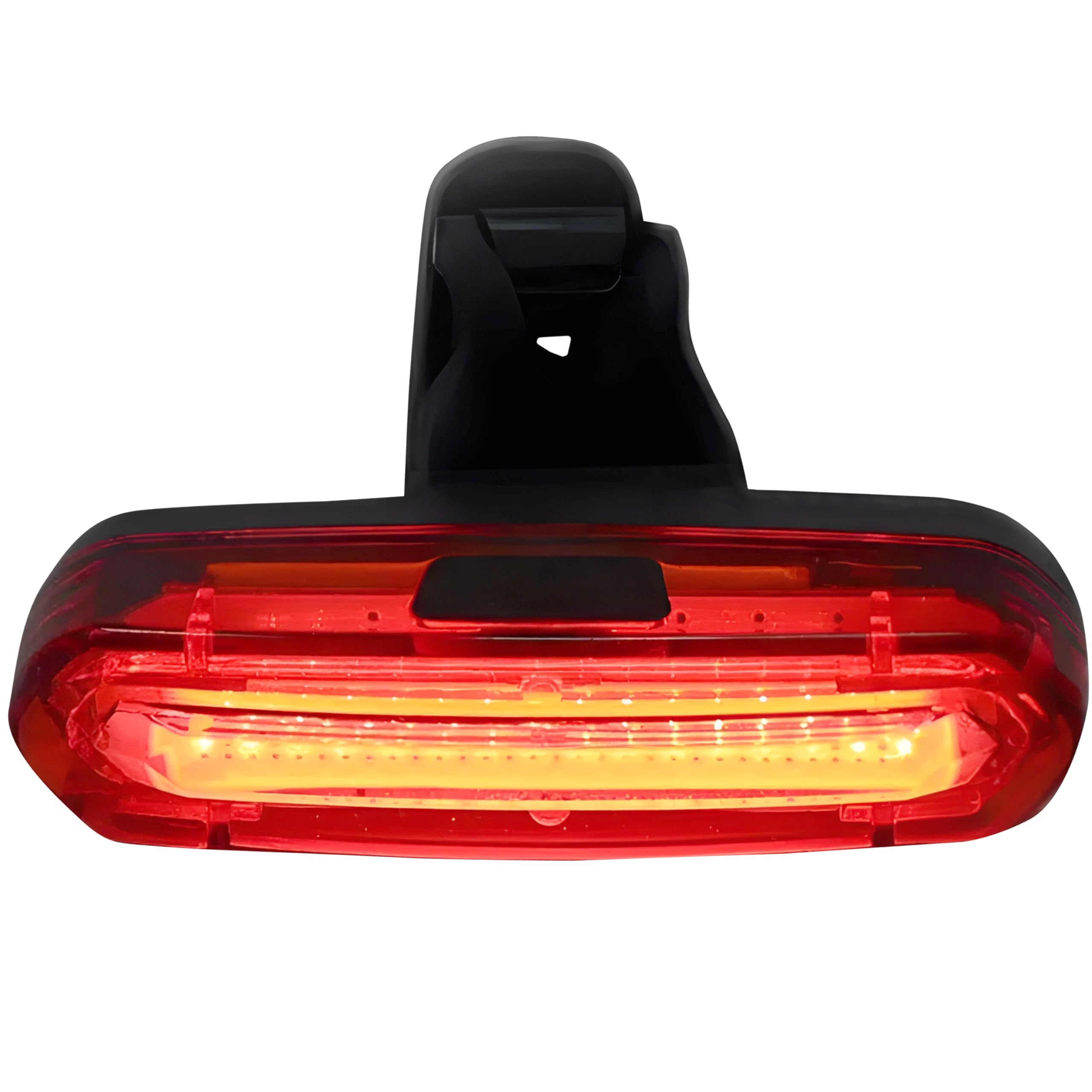 Rechargeable Bakcou Tail Light - 120 Lumens, 15-Hour Battery, Weatherproof, Stretchy Silicone Band, 4 Light Modes, Ultra-Bright LEDs