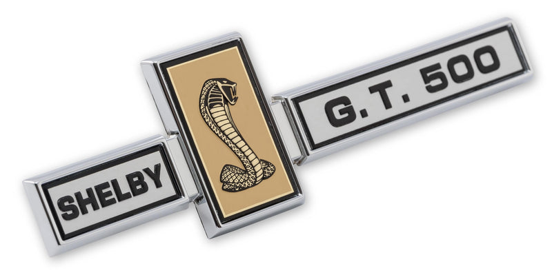 67 Gt 500 Grill/Dash/Deck Emb Scott Drake (S7MS-16098-D)
