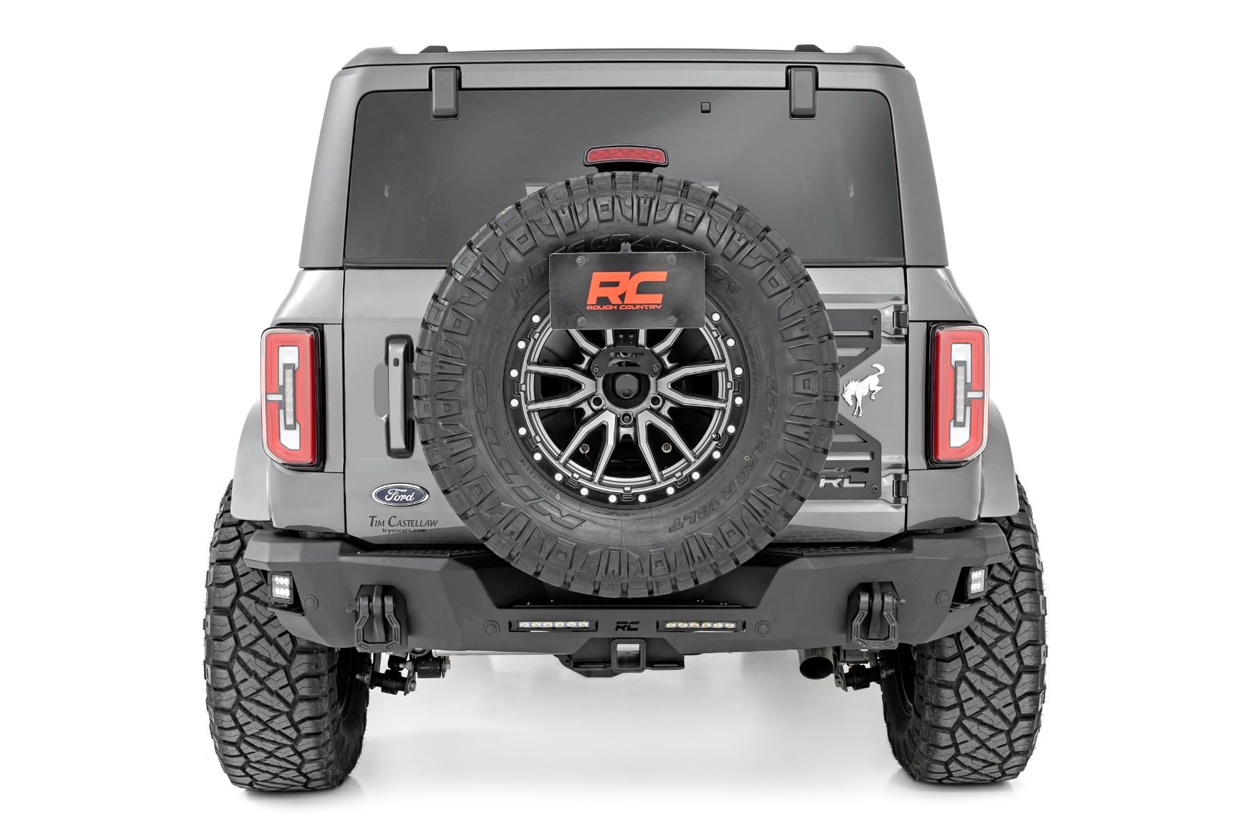 Rough Country Relocation Kit License Plate for 2021-2024 Ford Bronco - 51082