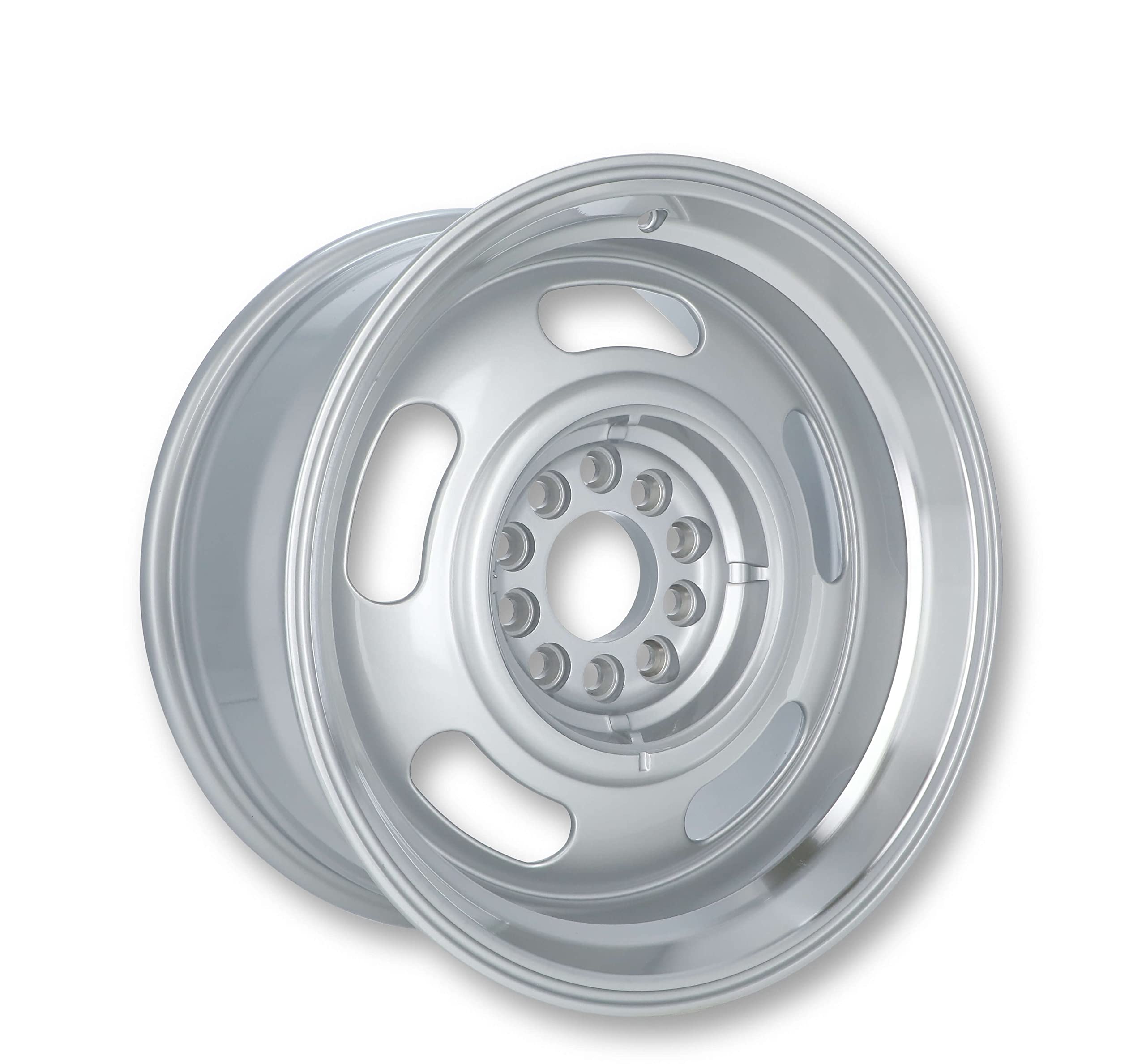 107 Series REV Wheels 107S-7800600 Rally 17x8-4.5 bs -5x4.75/5x120.65/5x5/5x127 -Gray/Machine Lip