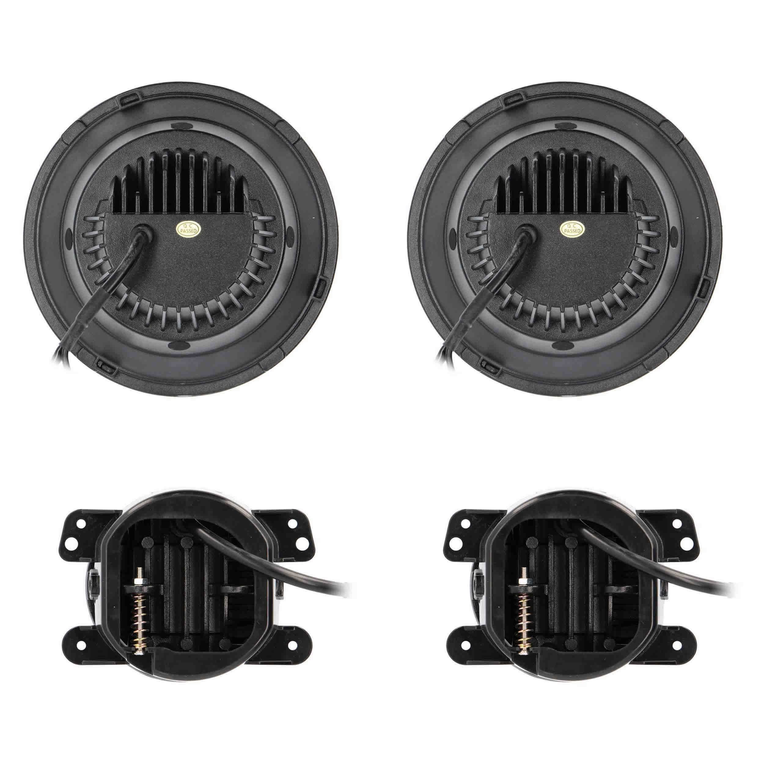 Metra - 7" Chasing RGB Projector lights & 4" Fog Lights w/Controller (JP-708RGBKT)