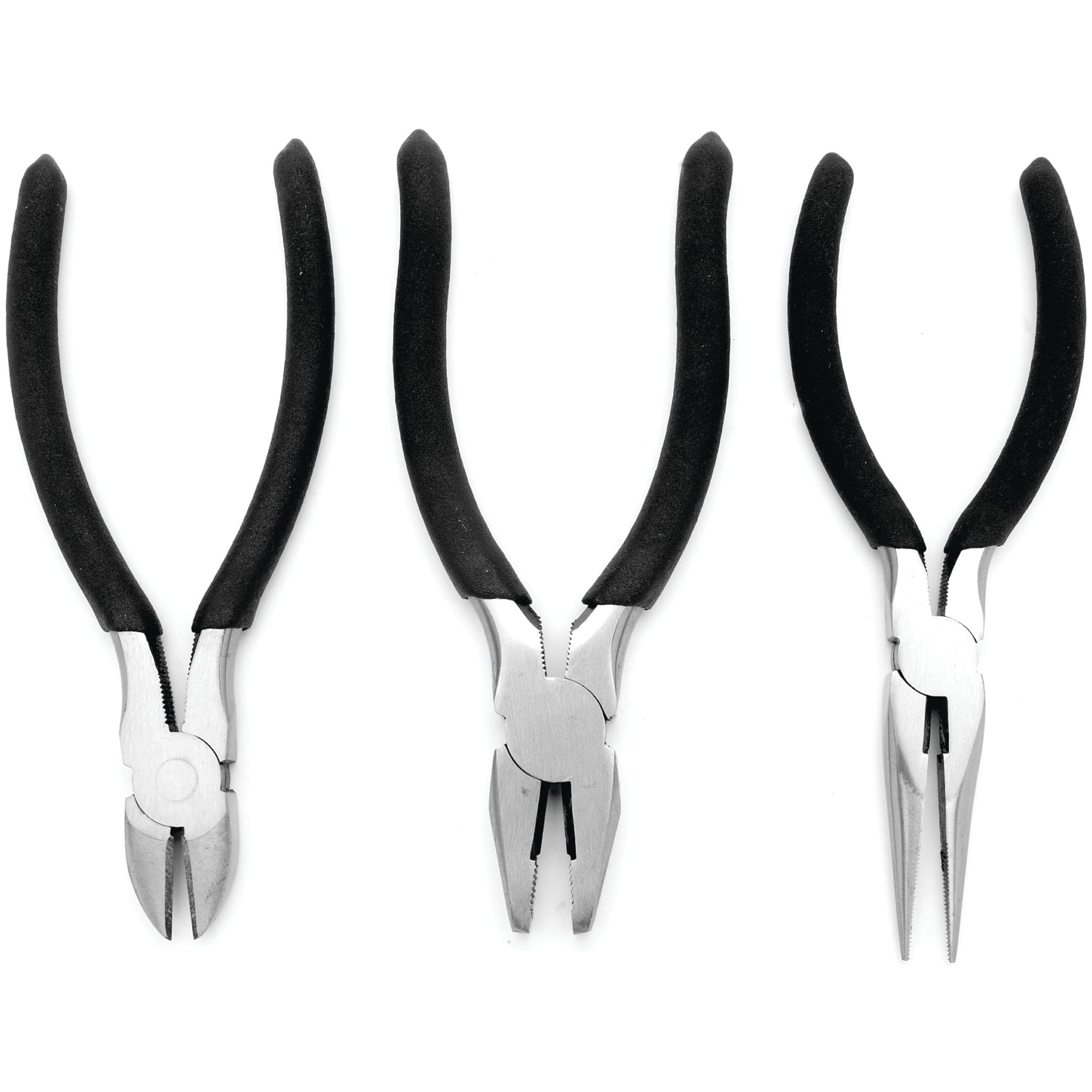 3-Piece Performance Tool 1916 Pliers Set - Comfort Grip Handles and Durable Construction for Efficient Handling and Reliable Performance