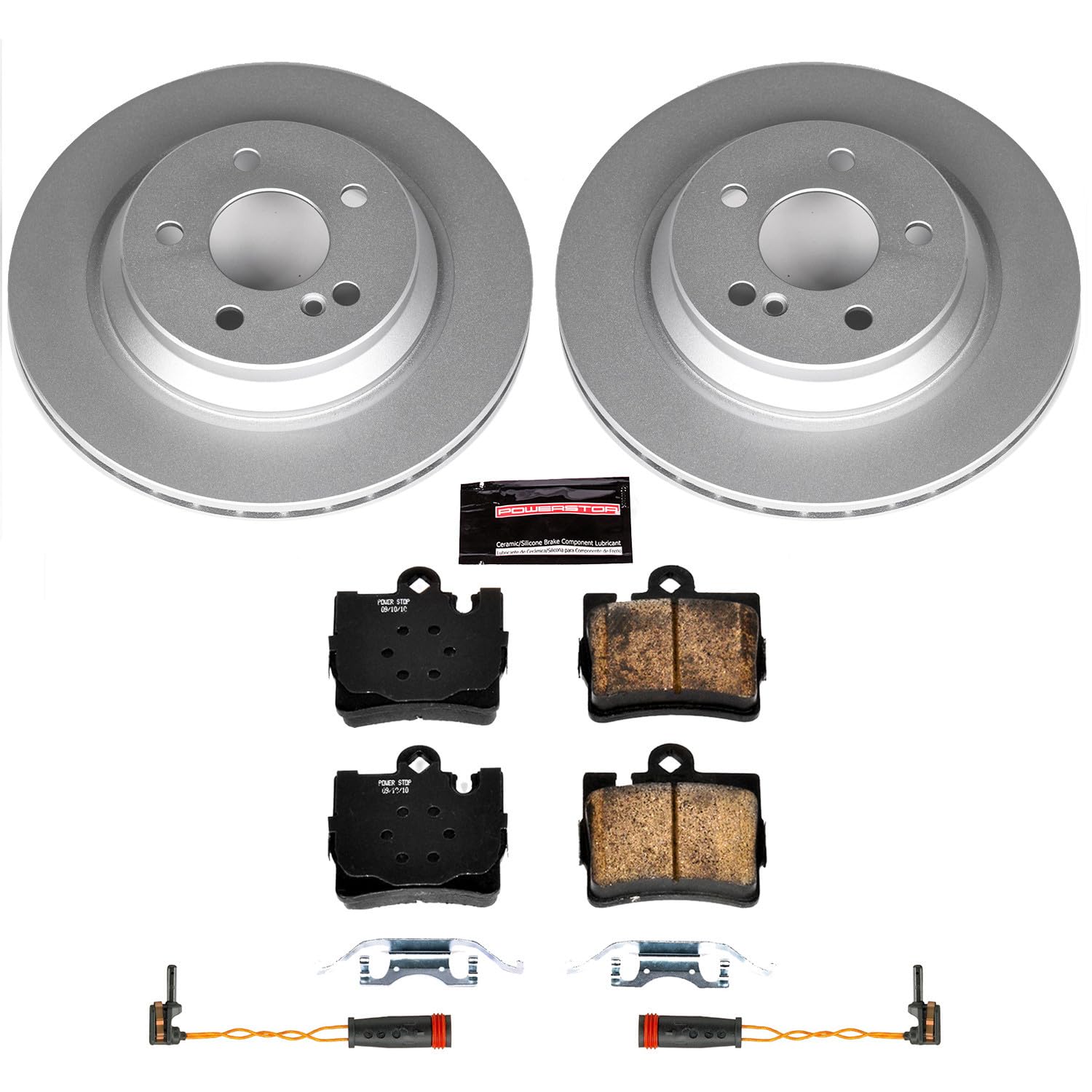 Power Stop CRK2997 Z23 Evolution Geomet Coated Brake Kit For Mercedes-Benz S430 2000-2002, S500 2000-2003 [Model Specific]