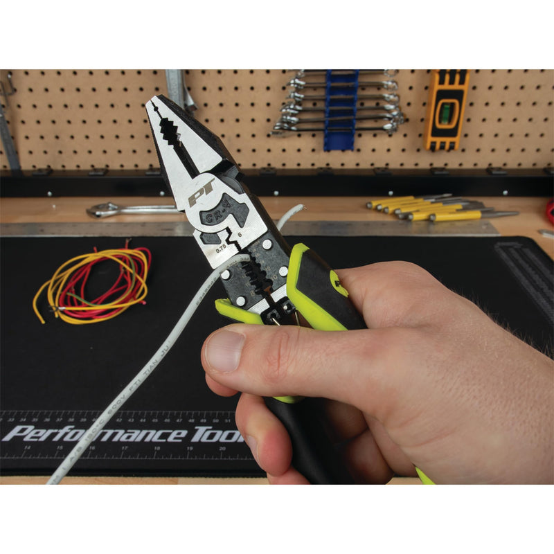 8-1/2" Performance Tool Multifunction Linesman Pliers - W86508