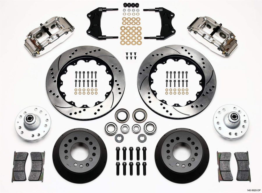 Front Hub Kit FNSL6R, 14.00", Drill, Pol