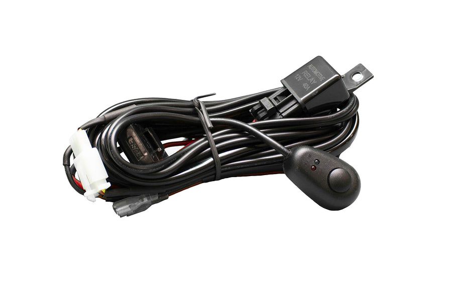 Race Sport Lighting 12-Volt RS2OHC Wire Harness with Switch for Cubes, Spots, and Other Auxiliary Lights