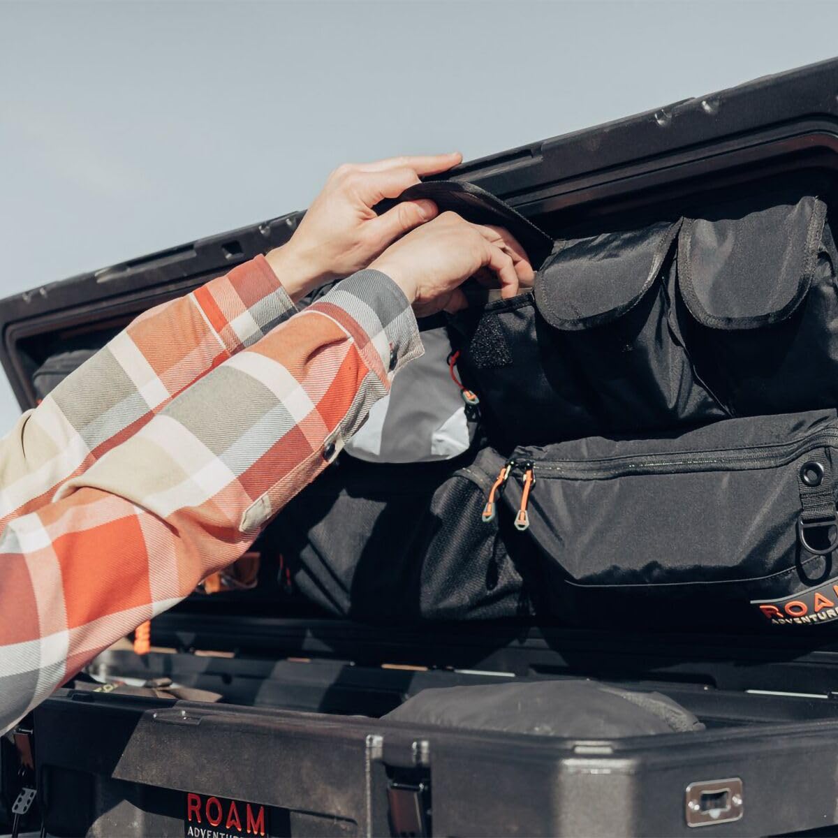 Lid Organizer Rugged Case, Black, 83L
