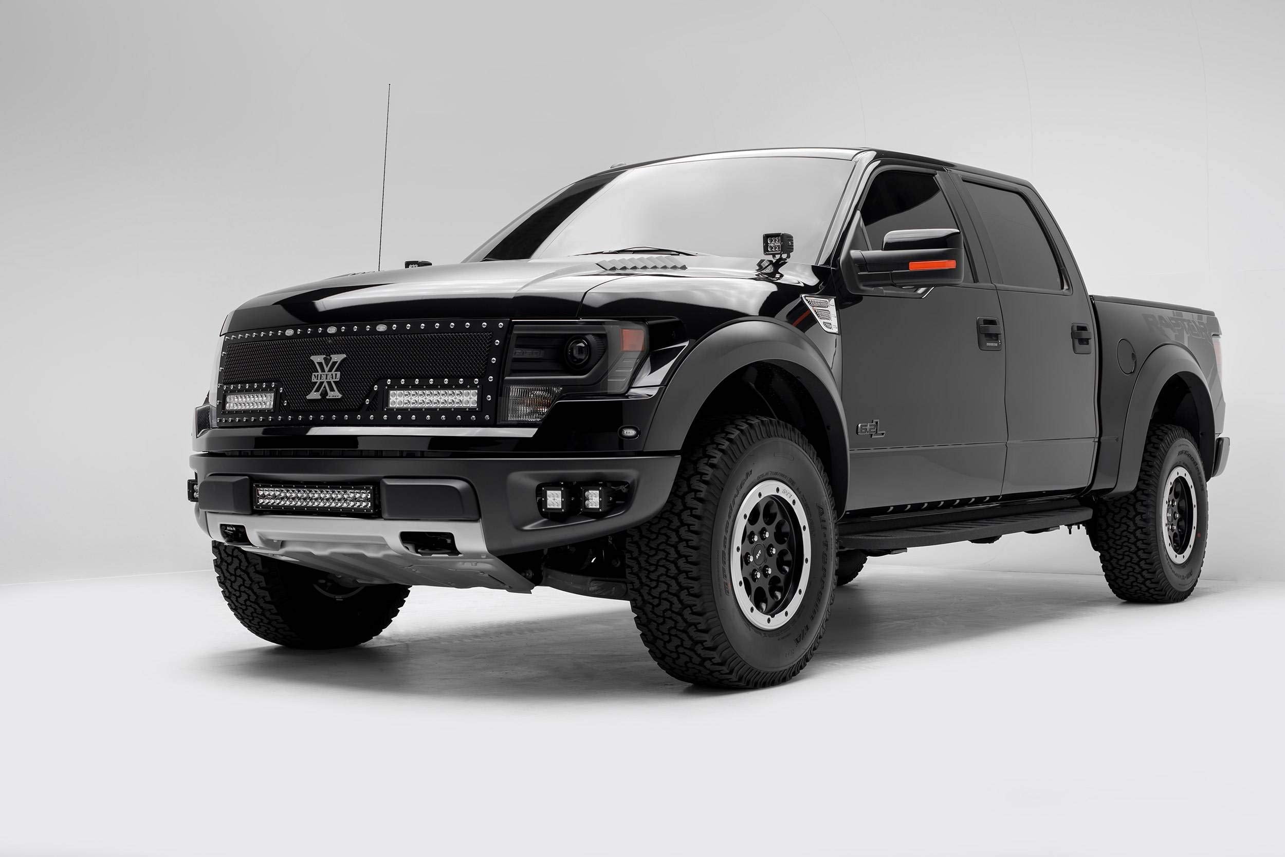 ZROADZ Black Front Bumper LED Bracket Z325671 2010-2014 FORD F150-RAPTOR