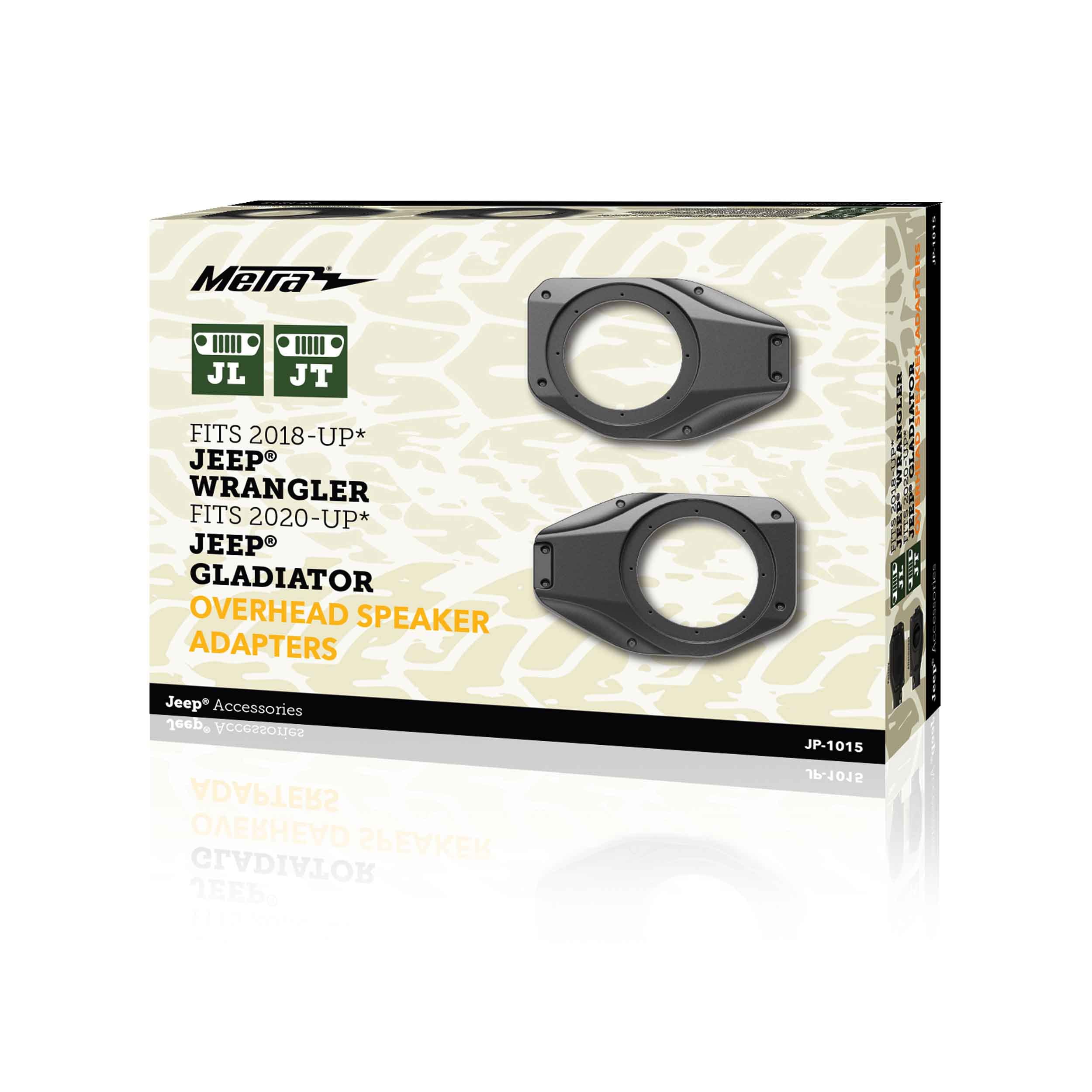 Metra Soundbar JP1015 Speaker Kits Wrangler 18-Up & Gladiator 20-Up