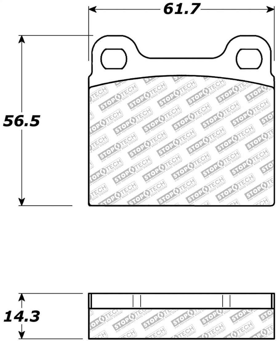 Street Select StopTech Brake Pads 305.00310