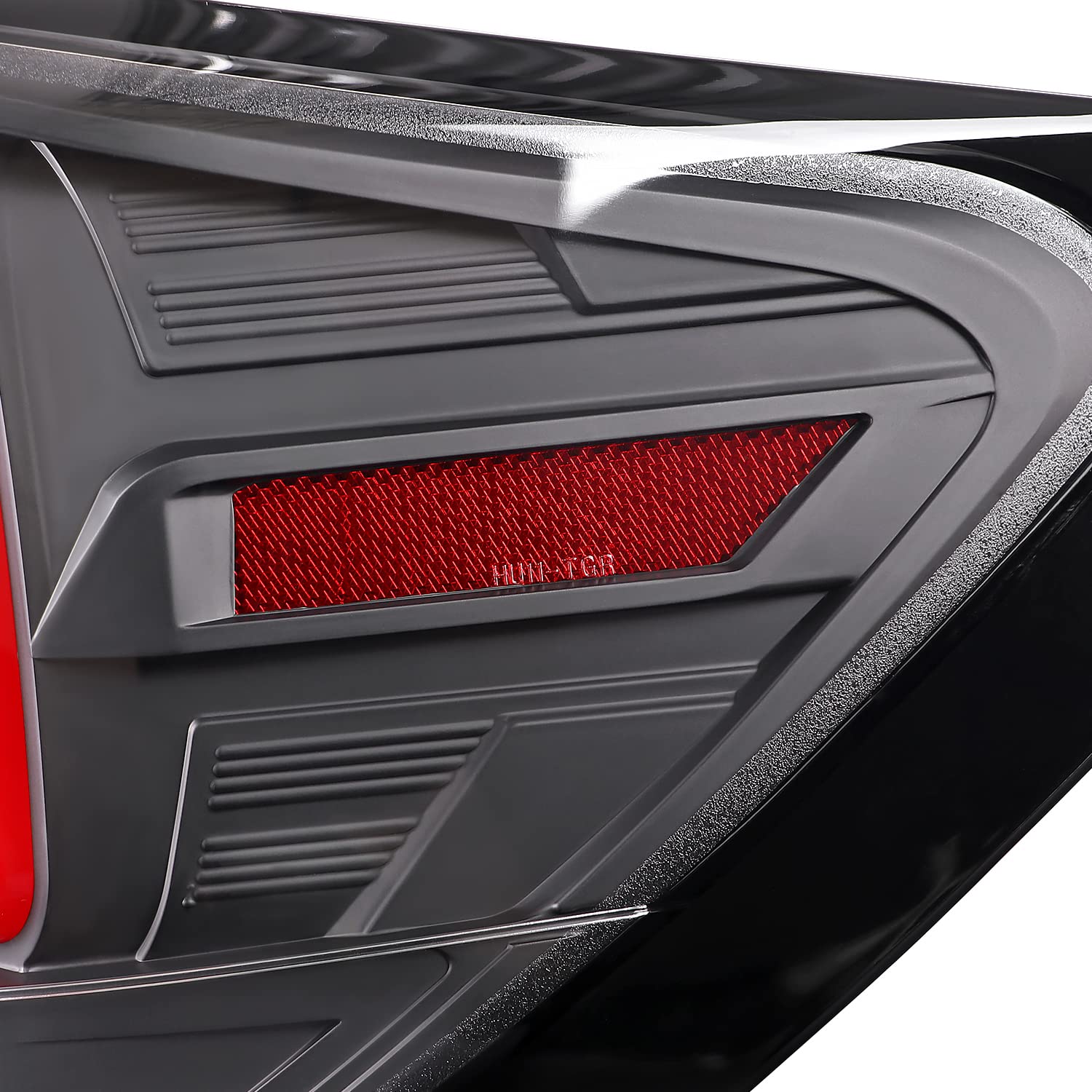 Black Sequential Tail Lights w/Red LED Bar SPEC-D TUNING Compatible with 2008-2011 Subaru Impreza/Impreza WRX, Left + Right Pair Assembly