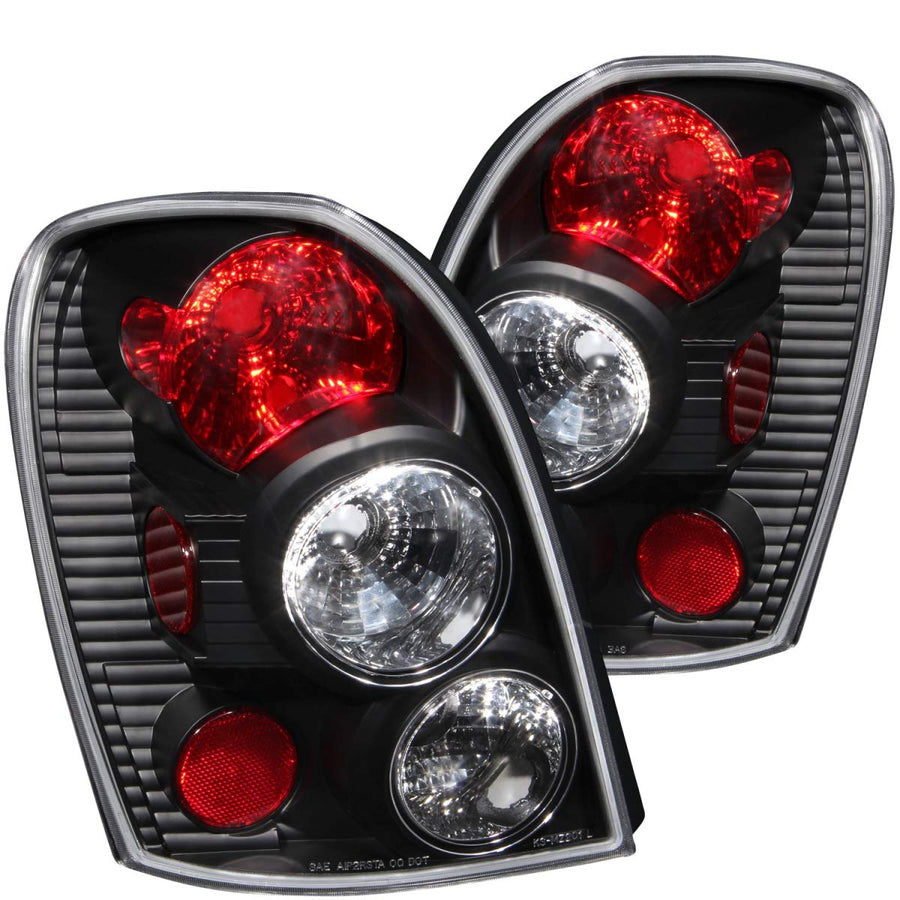 Mazda Protege5 Anzo USA 221095 Black Tail Light Assembly - (Sold in Pairs)