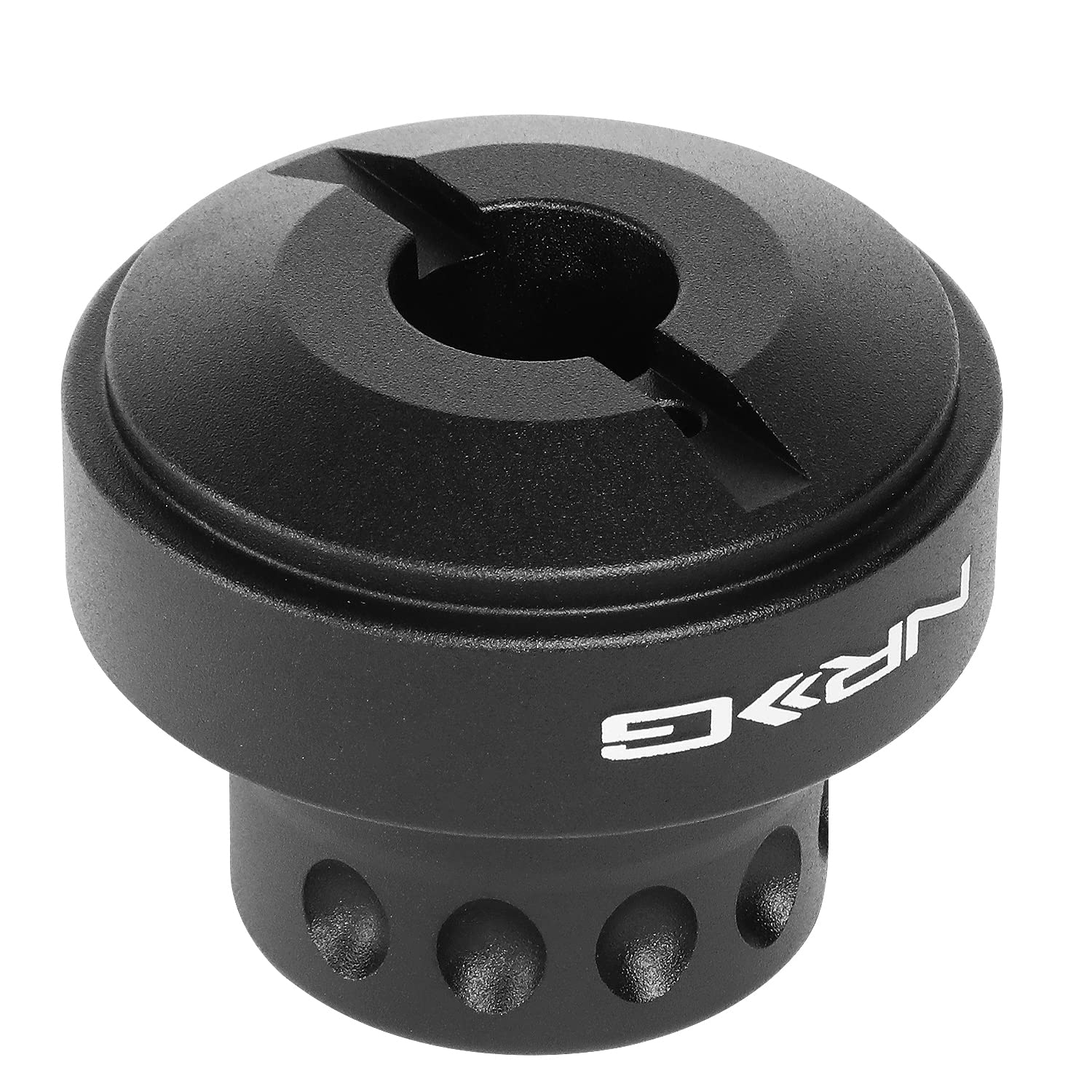 Steering Wheel NRG Innovations Race Short Hub, Aluminum Racing Hub Adapter, Quick Release Compact Style Race Hub Adapter, Compatible With 94-02 Honda Accord, Black, NRG-SRK-RL130H-BK