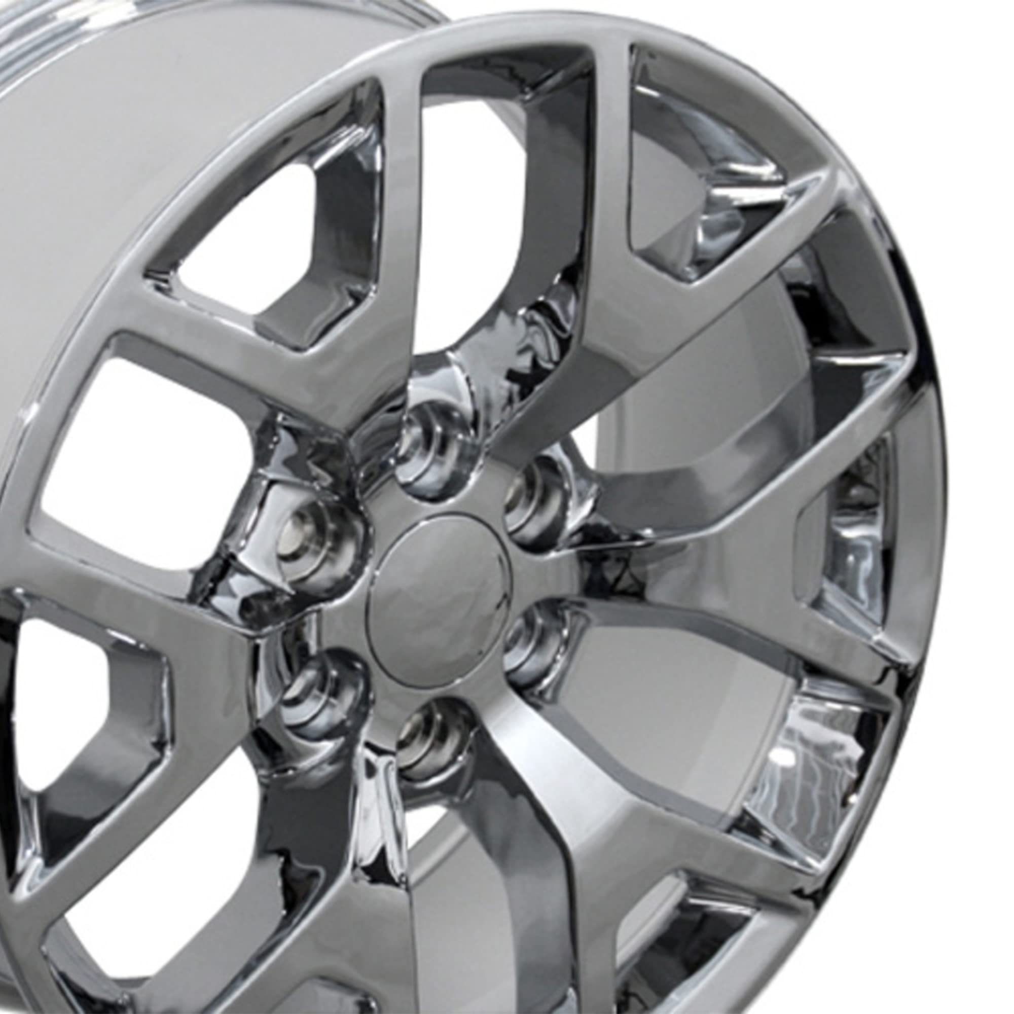 CV92-20090-6550-27C Chrome Wheel Painted Automotive OE Wheels LLC (20 x 9. inches /6 x 139 mm, 27 mm Offset)