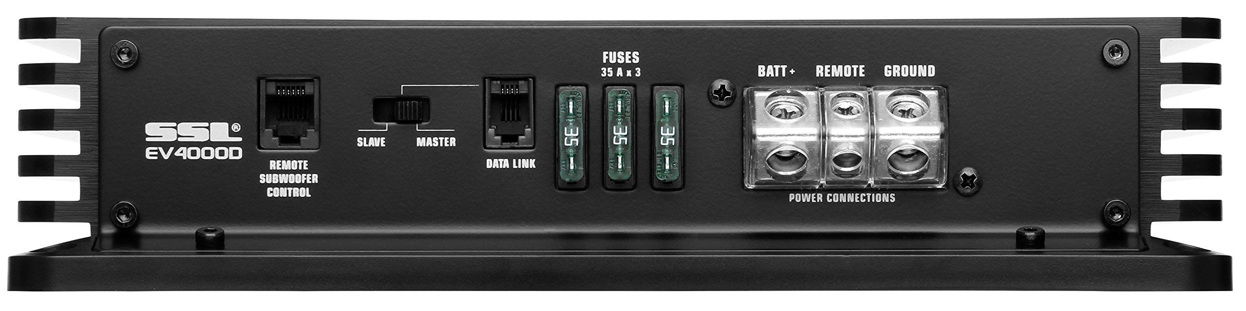 Sound Storm EV4000D Laboratories Class D Monoblock Car Audio Amplifier – 4000 High Output, 1 Ohm, Low Pass Crossover, Hook Up to Subwoofer for Bass