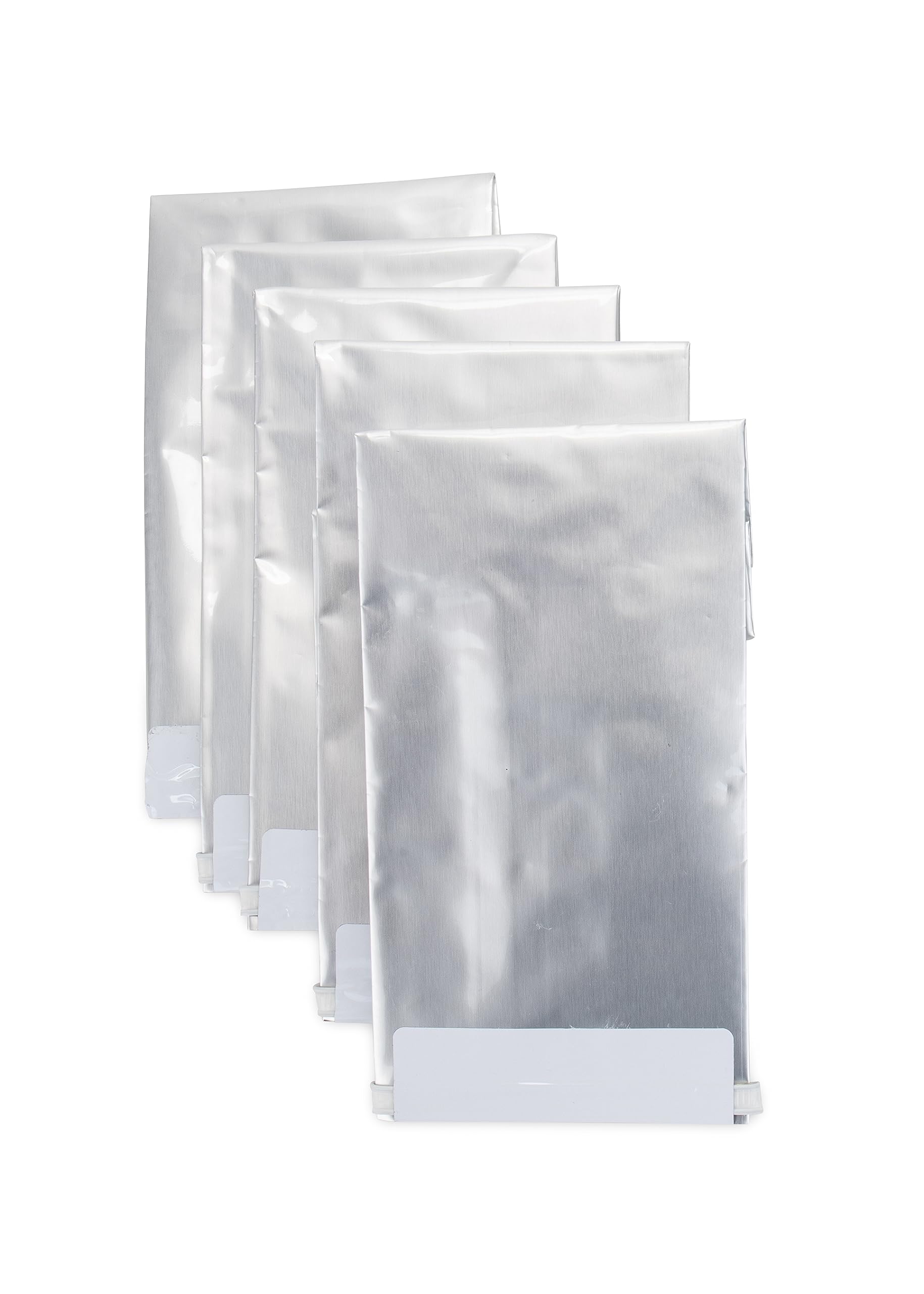 Camco Grease Replacement Storage Bags - Easily Contain and Dispose Used Cooking Grease, Foil Lined Bags Seal in Odor, Prevent Drain Clogs - 5 Pack (42285), White