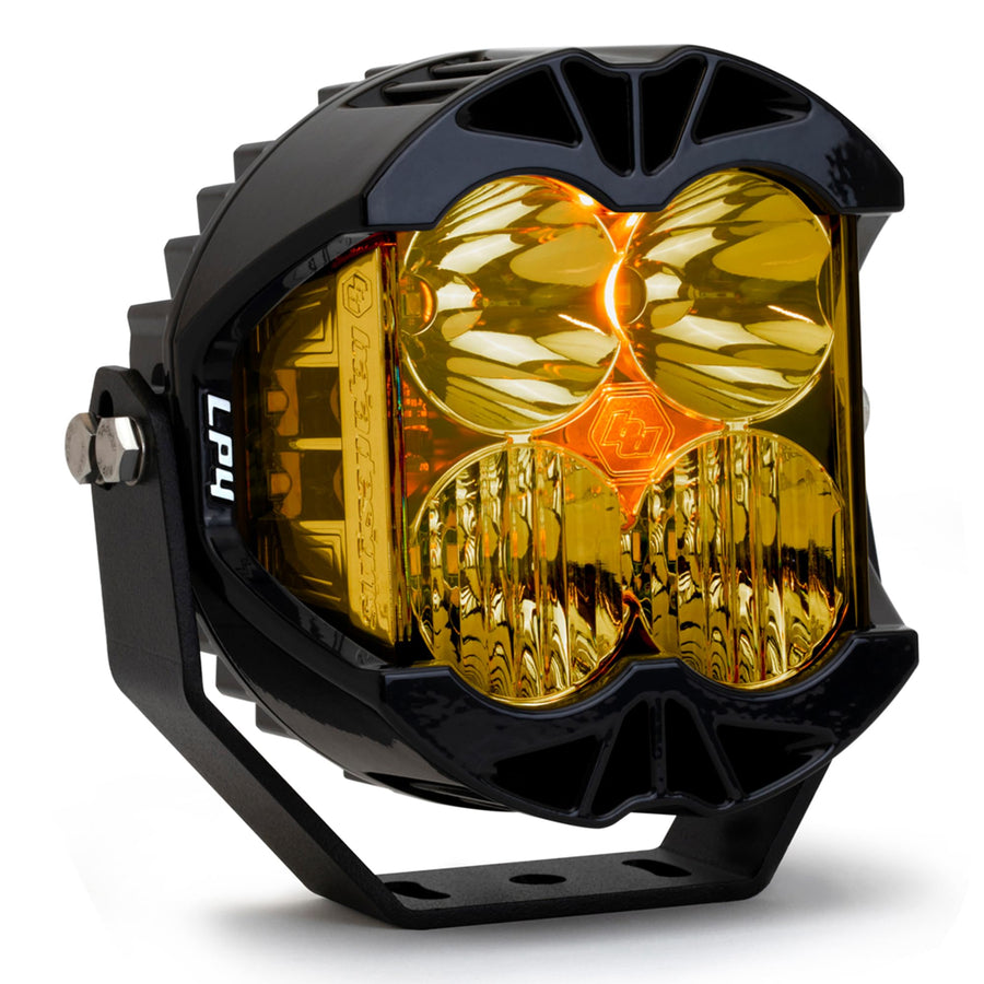 Baja Designs LP4 Pro LED Light Pod for Off Road Jeeps, Truck, UTV, ATV (Driving/Combo Lens; Amber)