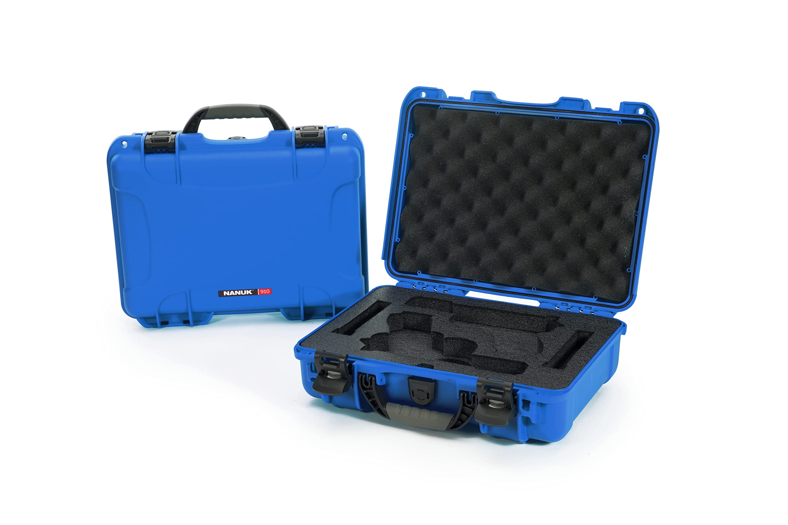 Glock Pistol Hard Case Nanuk 910 Waterproof 2UP - Blue (910-GLOCK8)