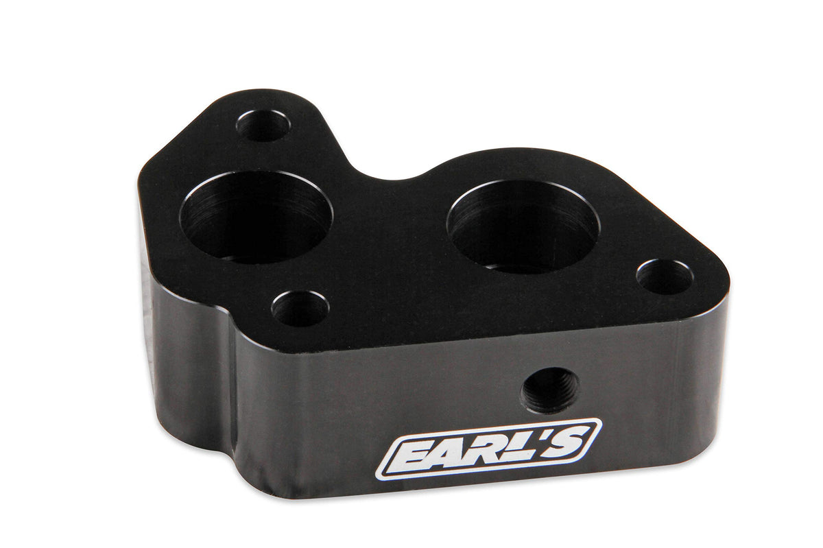 Earl's Remote Mount LS0022ERL Electric Water Pump Block Adapters