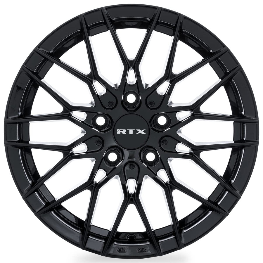 RTX® • 083053 • Gloss Black • V20 • 20x8.5 5x114.3 ET38 CB73.1
