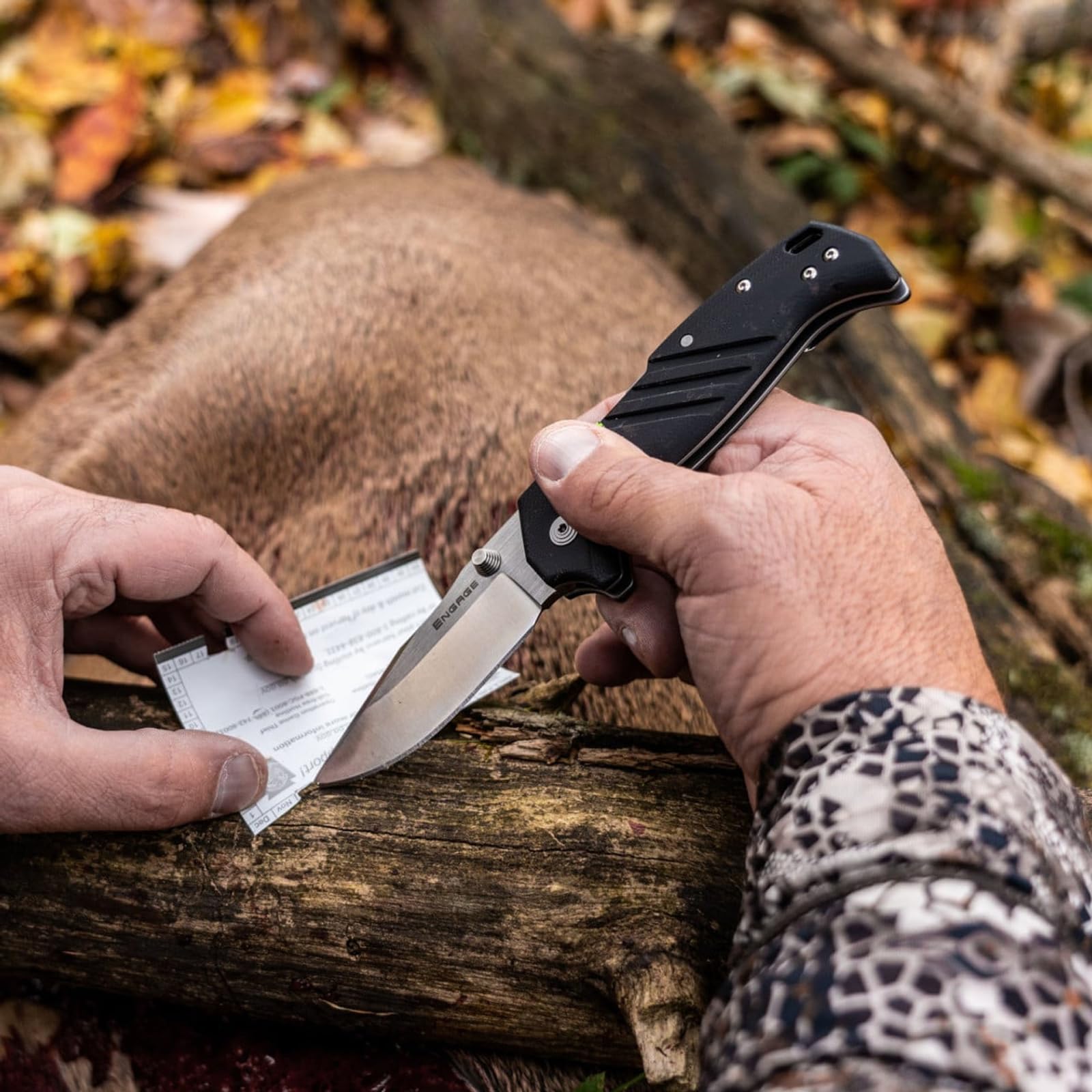 COLD STEEL 3.5" Engage Razor-Sharp S35VN Clip Point Blade 4.7" G-10 Handle Everyday Carry Pocket Folding Knife w/Atlas Lock Mechanism