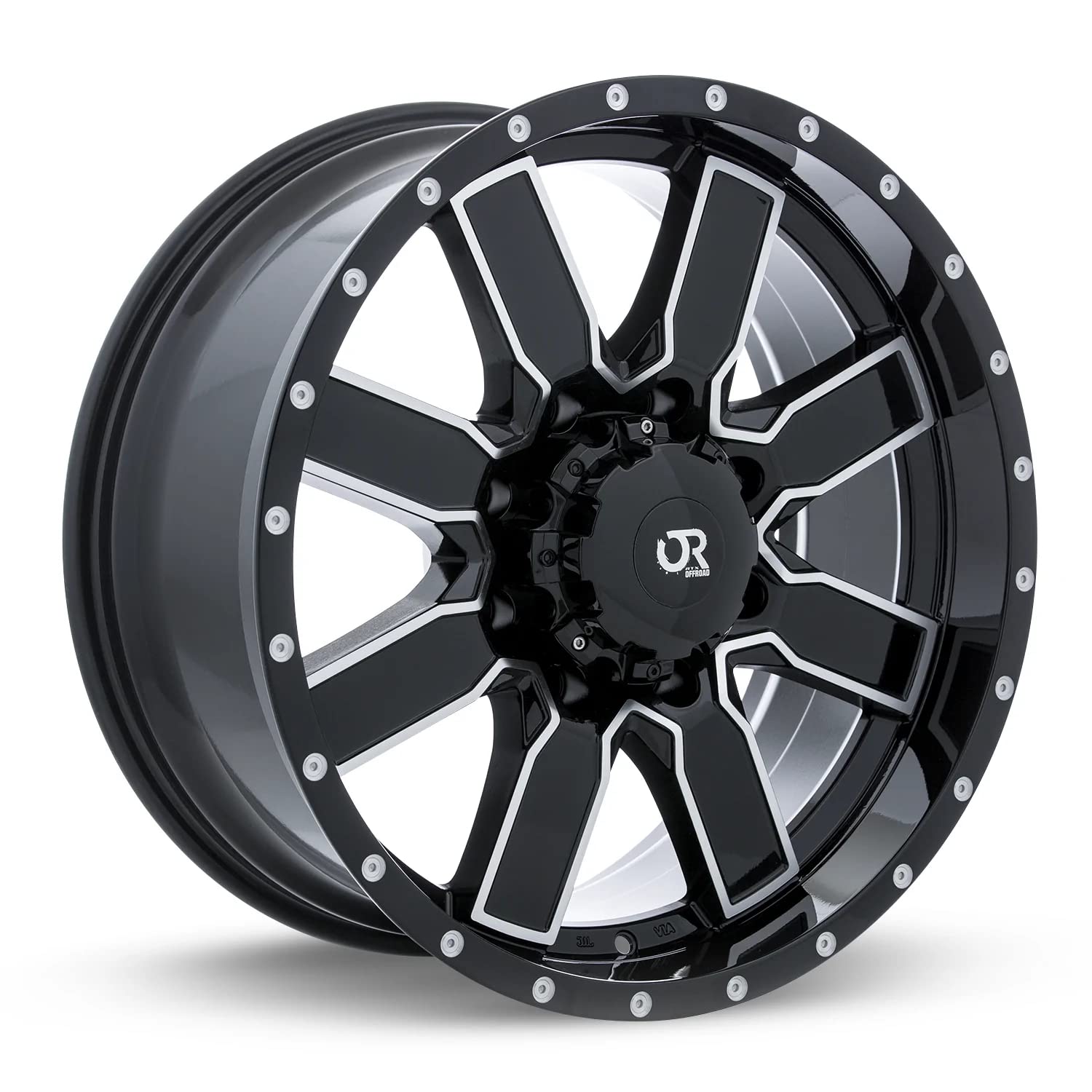 Custom RTX STEPPE Wheel - 18x9, 10 Offset, 6x135 Bolt Pattern, 87mm Hub - Black with Machined Face Rim
