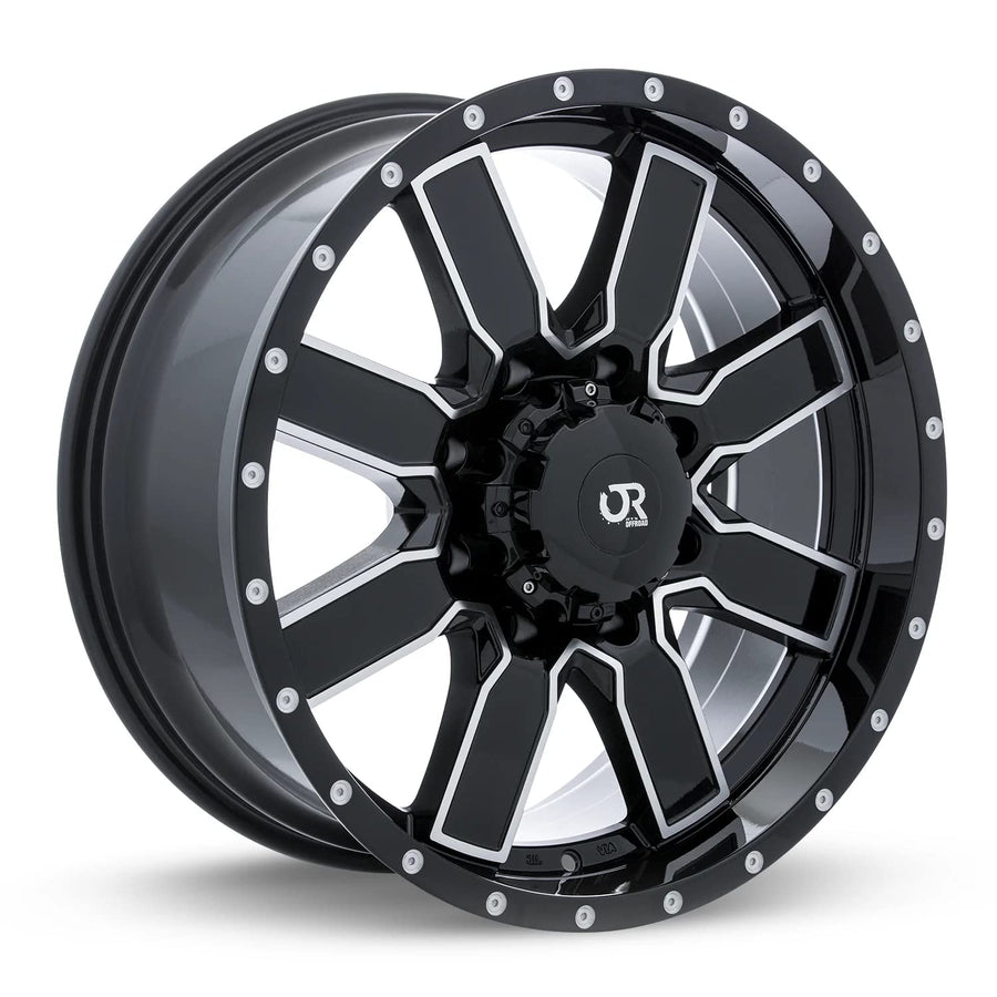 Custom RTX STEPPE Wheel - 18x9, 10 Offset, 6x139.7 Bolt Pattern, 78.1mm Hub - Black with Machined Face Rim