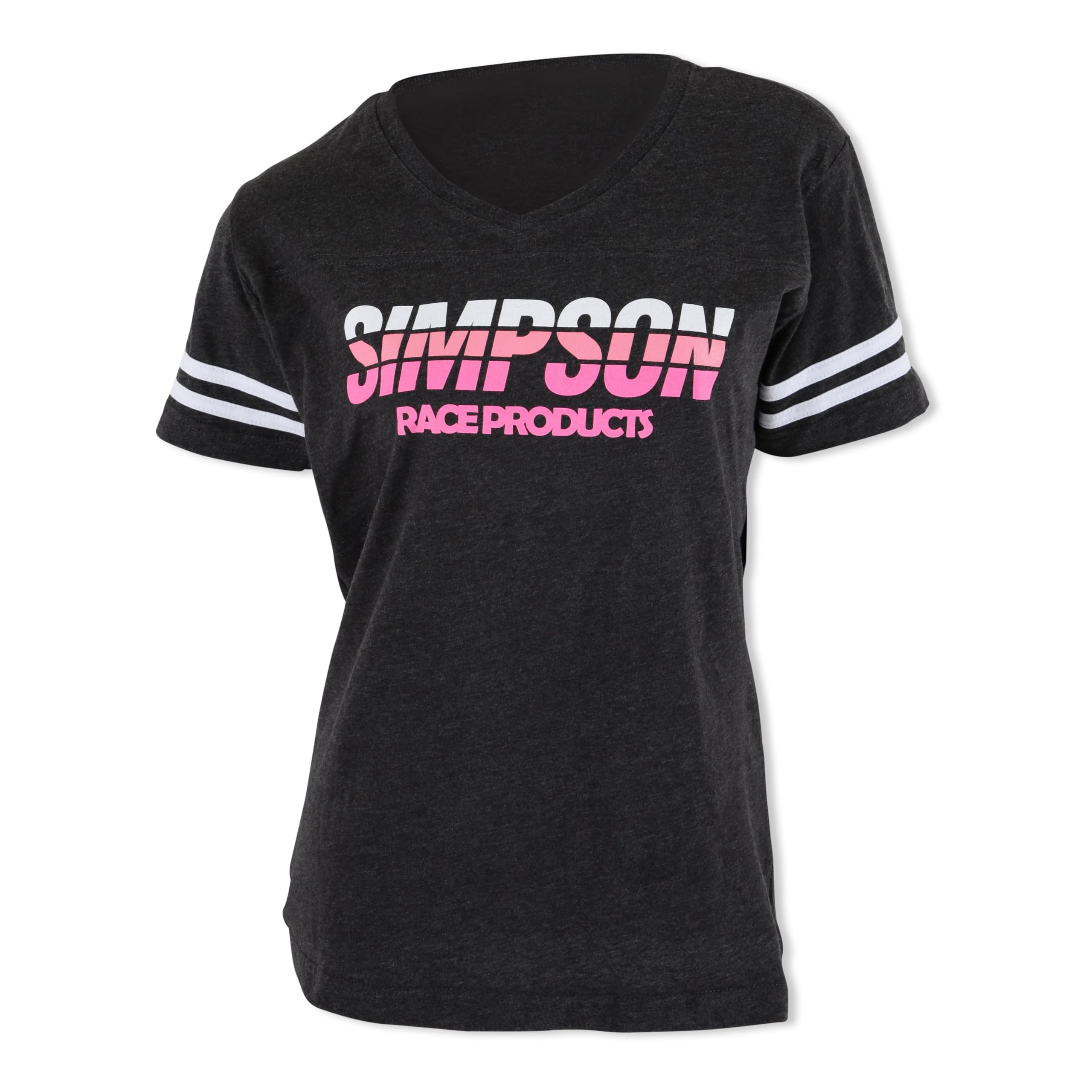 Ladies Simpson Racing 45010S Racing Stripes T-shirt - Adult Small